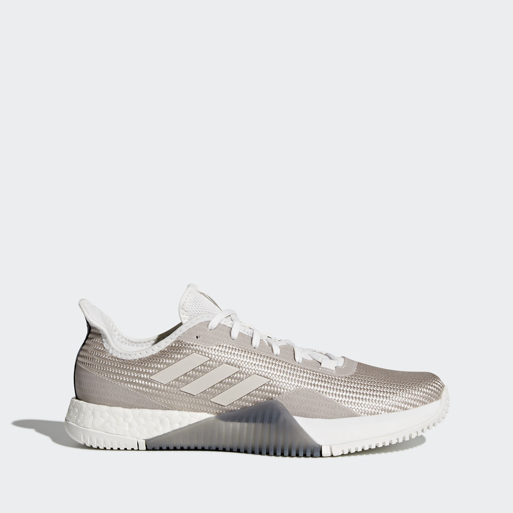 Adidas Crazytrain Elite - αθλητικα παπουτσια ανδρικα - Μπεζ/Ασπρα/Βαθυ Κοκκινα,Μέγεθος: EU 36 – 54 2